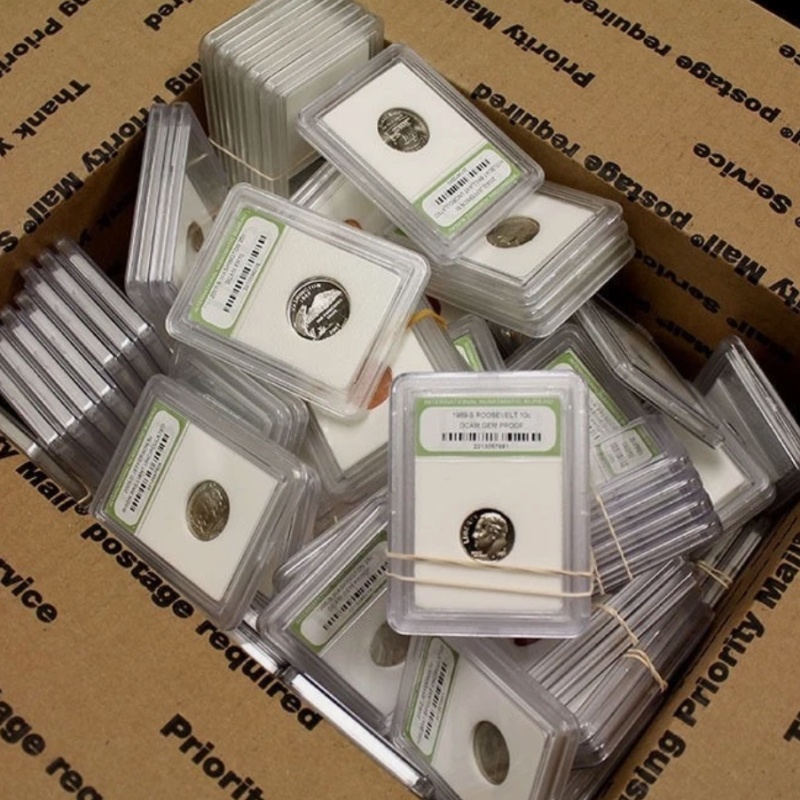 Over 100 Slabbed Coins. BU, Proof and Circulated US Coins