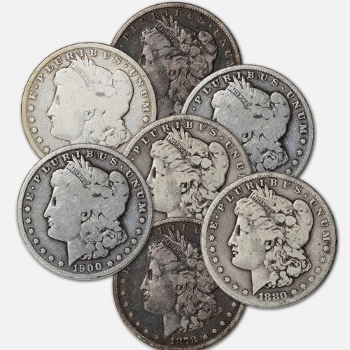 US Morgan Silver Dollar - Roll of 20 coins - Cull - Pre 1921 Random Date