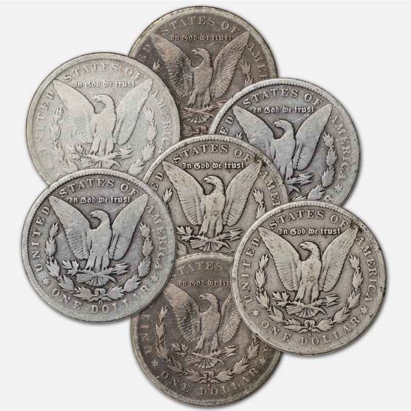 US Morgan Silver Dollar - Roll of 20 coins - Cull - Pre 1921 Random Date